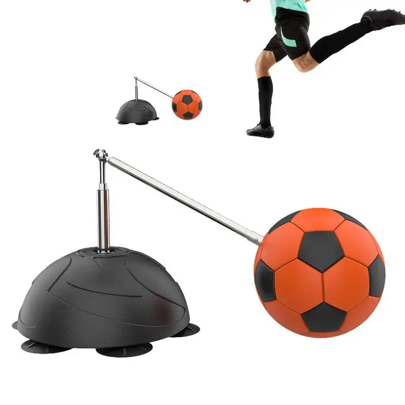 

Football Kick Trainer Solo Soccer Ball Training Equipment Solo Soccer Ball Trainer Sturdy Kick Throw Trainer Soccer Supplies