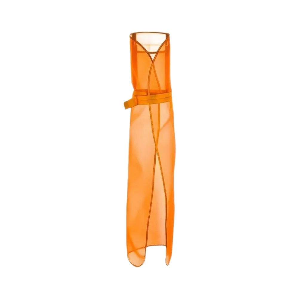 Breathable Cloth and Mesh Gardening Apron with Spacious Harvest Pouch Reinforced Stitching and Full Body for protection