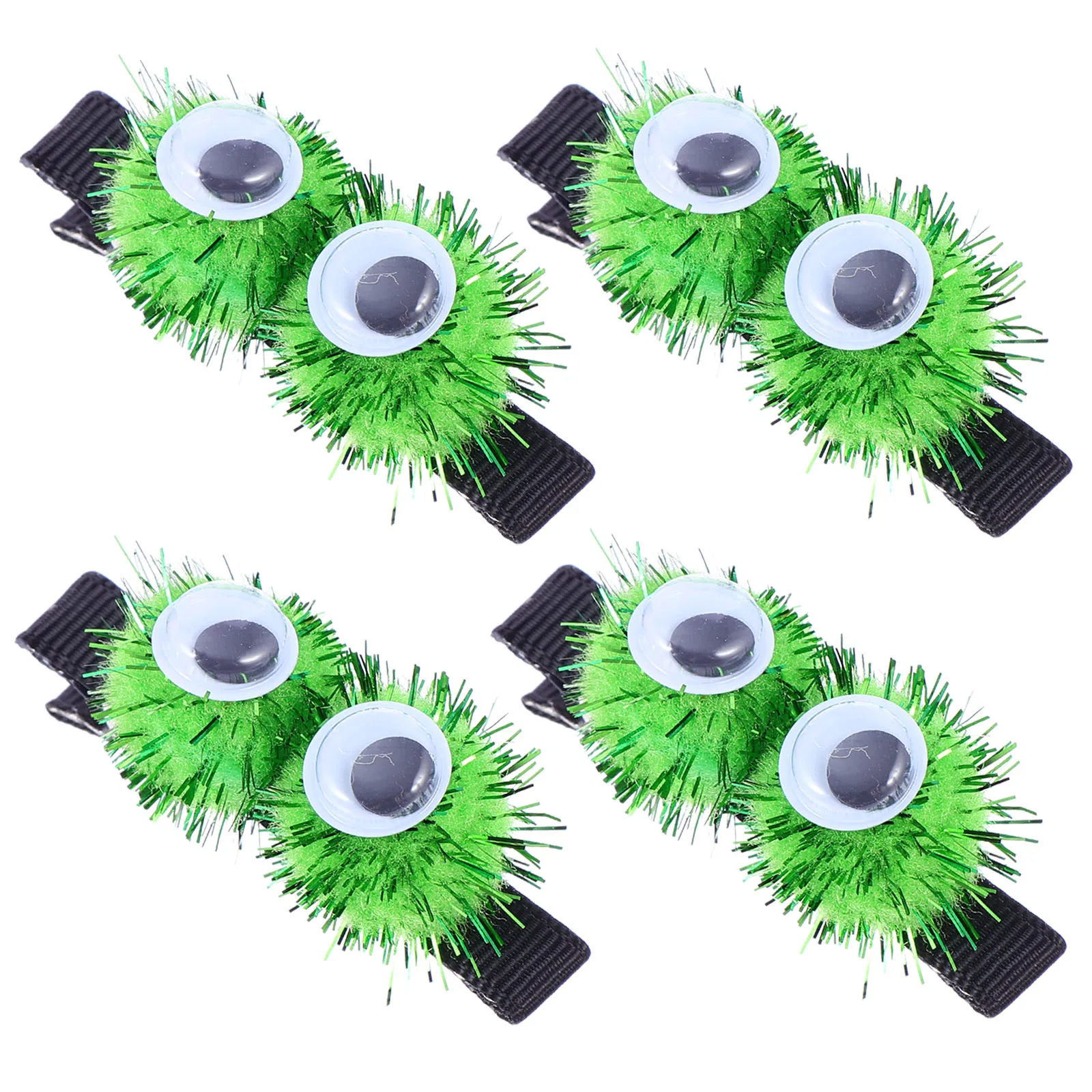

4pcs Halloween Eyeball Hair Clips Scary Hairpin Party Accessories Costume Decor Lightweight For Kids Adults Cosplay Supplies