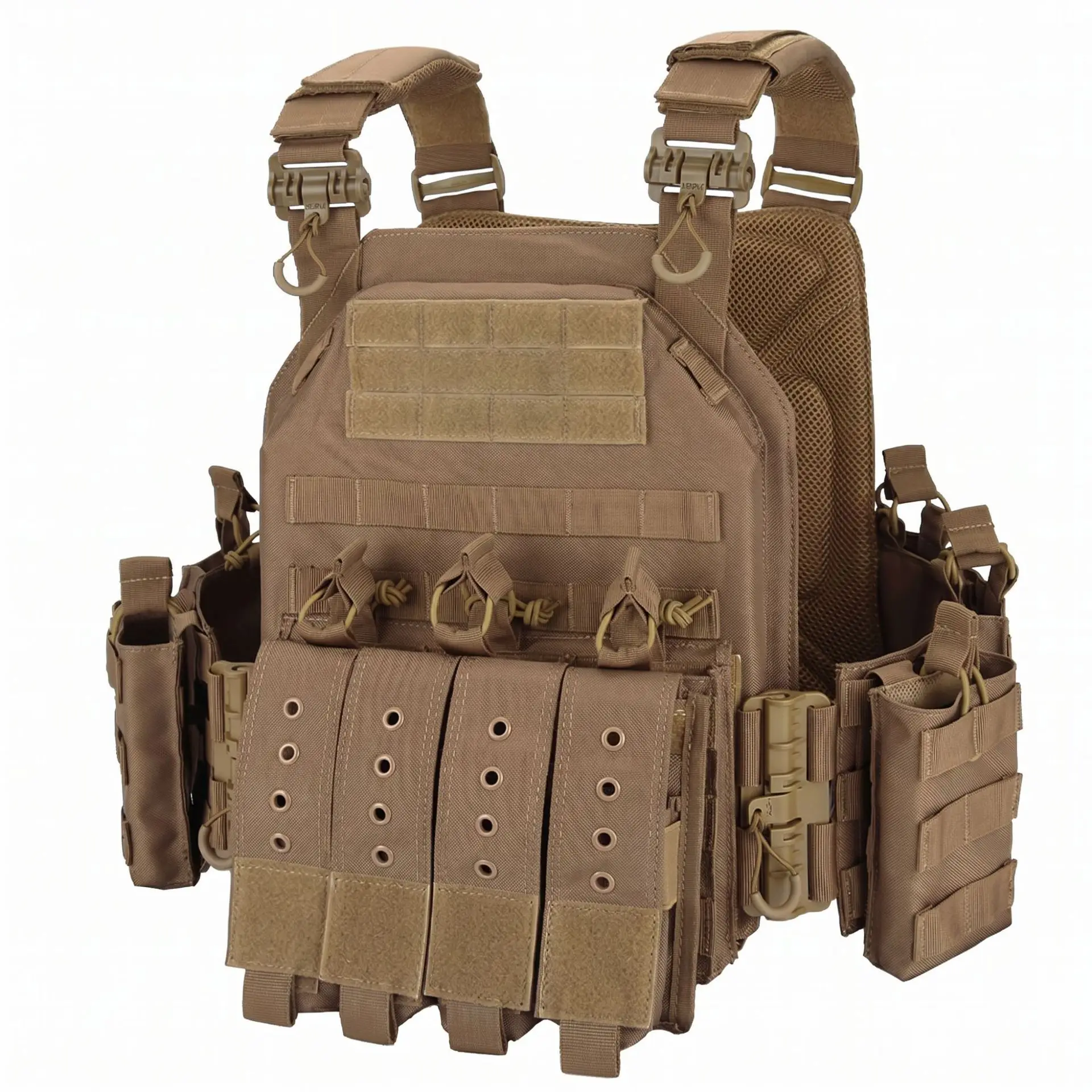 Lightweight tactical vest for outdoor protection, sports wear, wear-resistant special equipment