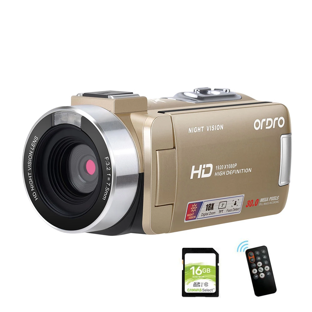 1080P Full HD Digital Camera Video Camcorder Infrared Night Vision Vintage Home Use Cheap Cameras