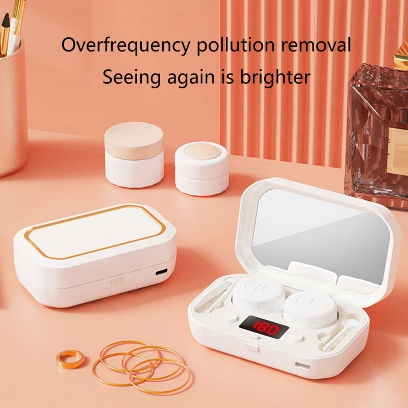 Máquina limpieza lentes contacto Máquina limpieza ultrasónica para lentes contacto