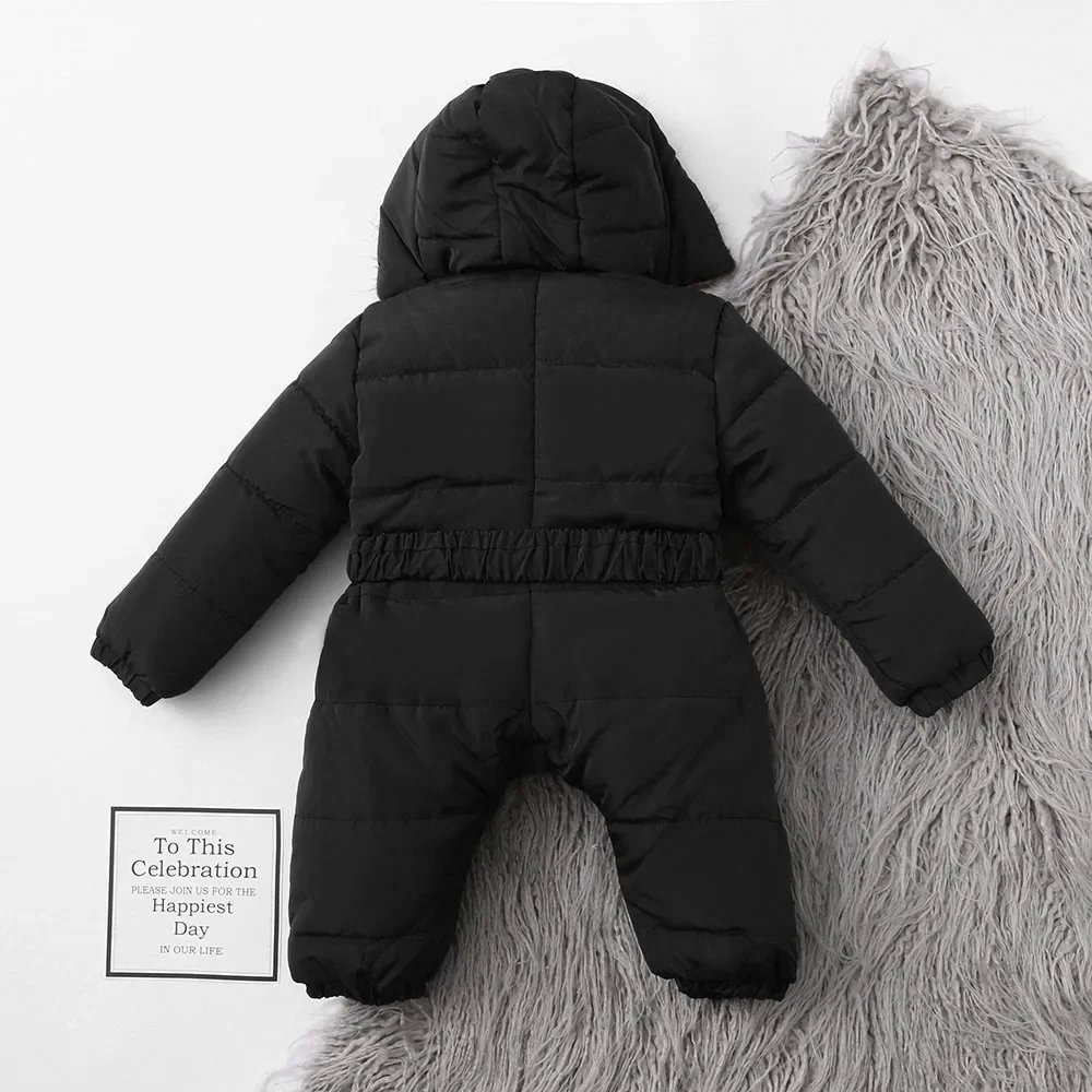 Winter Infant Baby Boy Girl Romper Jacket Hooded Jumpsuit Warm Thick Coat Outfit Roupas de baby Toddler Clothing Outwear New