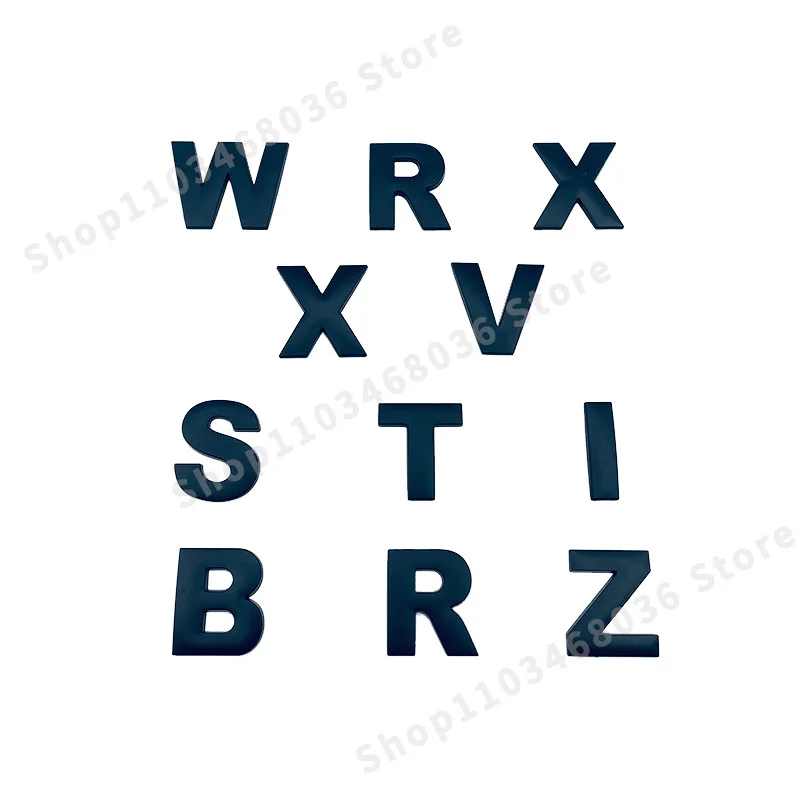 

3D Metal Car Front Hood Rear Trunk Emblem Badge Sticker For Subaru BRZ Forester XV WRX STi Ascent Exiga Letter Logo Accessories