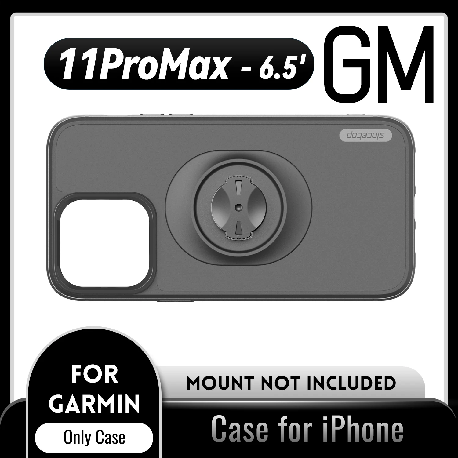 sincetop Stoßfeste Hülle für Garmin Fahrradhalterungen / Halterungen für Apple iPhone 17 16 15 14 13 12 11 8 7 Pro X Max Plus SE Schutzhülle 8