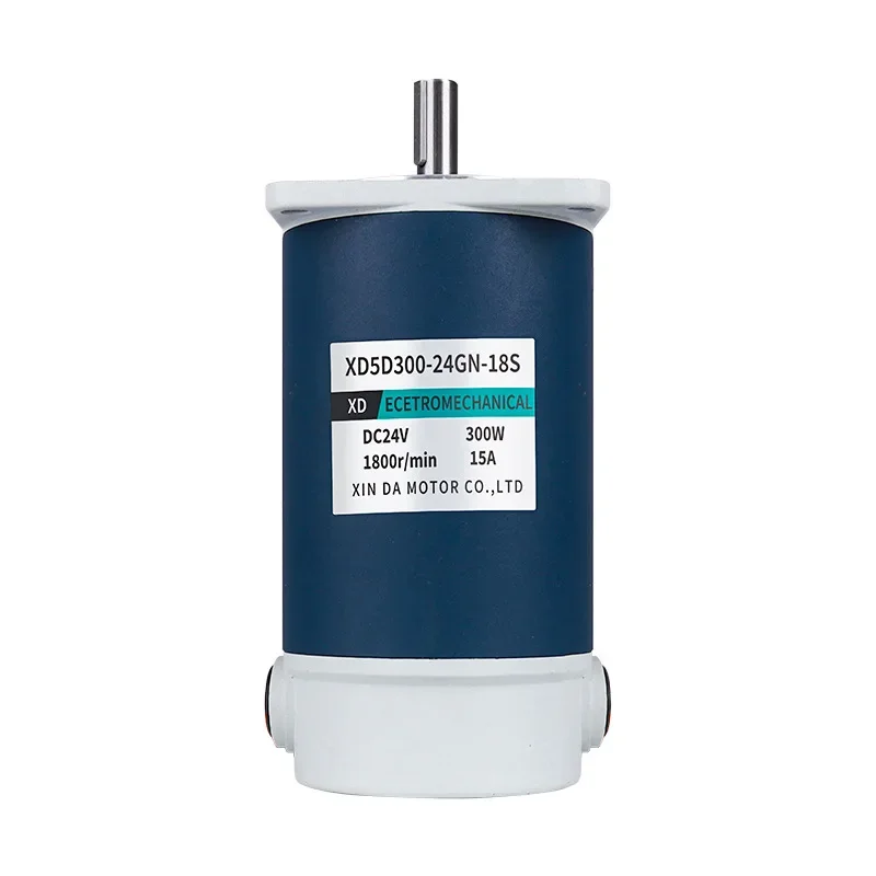 12V24V DC Motor High-Speed 300W Speed Control 1800 RPM Forward and Reverse High Torque Motor