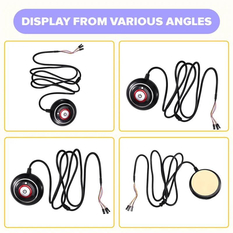 【VIP-Exklusiv!】Computer Desktop Switch Button Desktop Host Externe Startknopf Paste Typ Swich