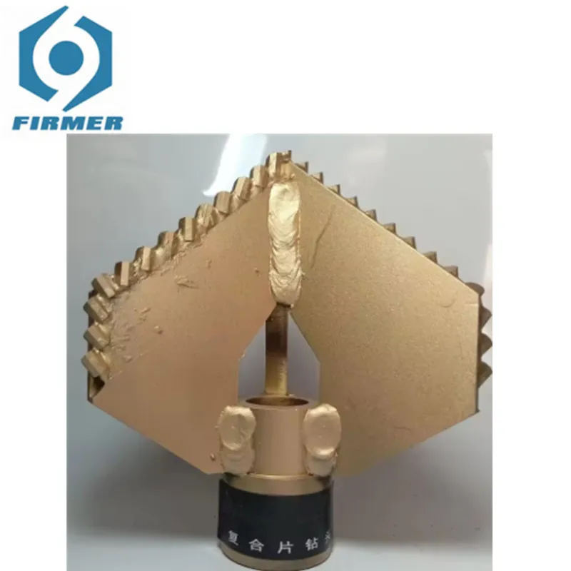 75-300mm Well Drill 3-wing Alloy Drill Bit Full-toothdrill Geological Bit Tool Mud Pump Fitting 3 Blade Drilling Tool