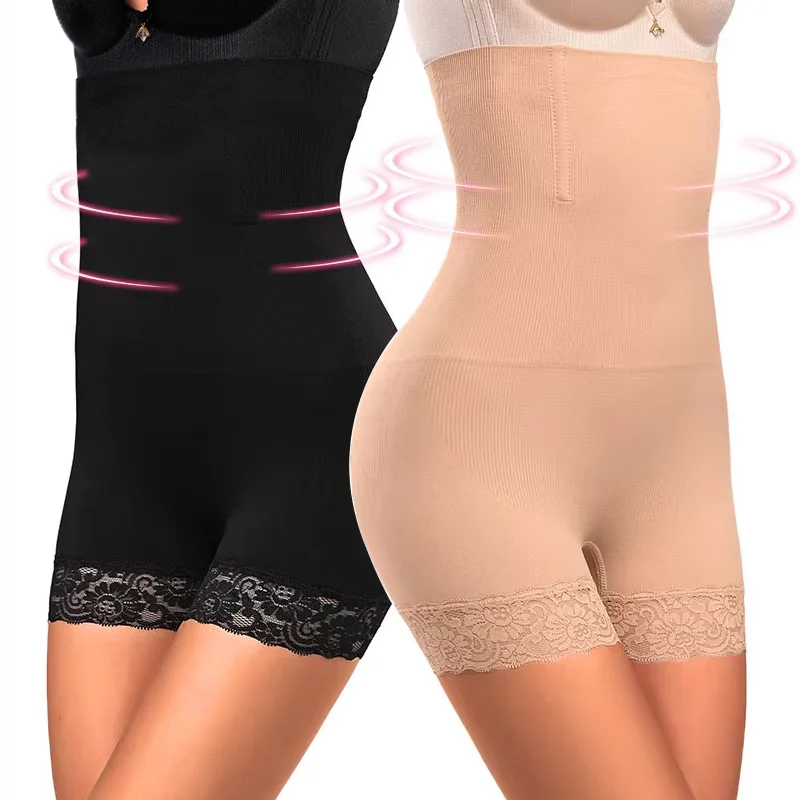 Hohe Taille Shaping Steuer Höschen Bauch Kontrolle Butt Lifting Slim Shorts Damen Unterwäsche Shapewear Body Shaper Leggings