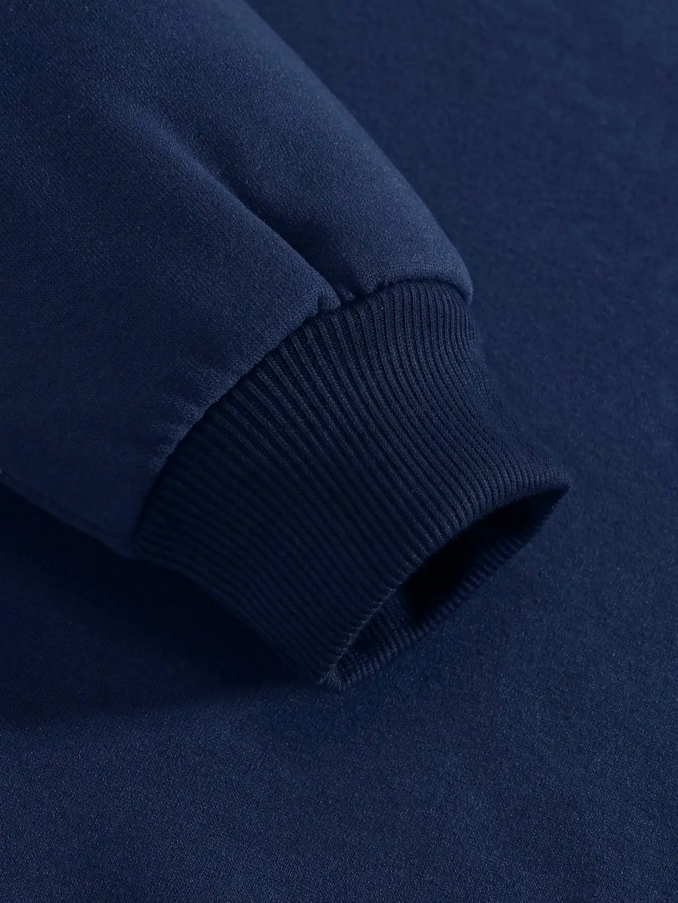 Puerto Rico Flag Print Women's Fleece Sweatshirt, Navy Blue, Long Sleeve Pullover for Fall/Winter