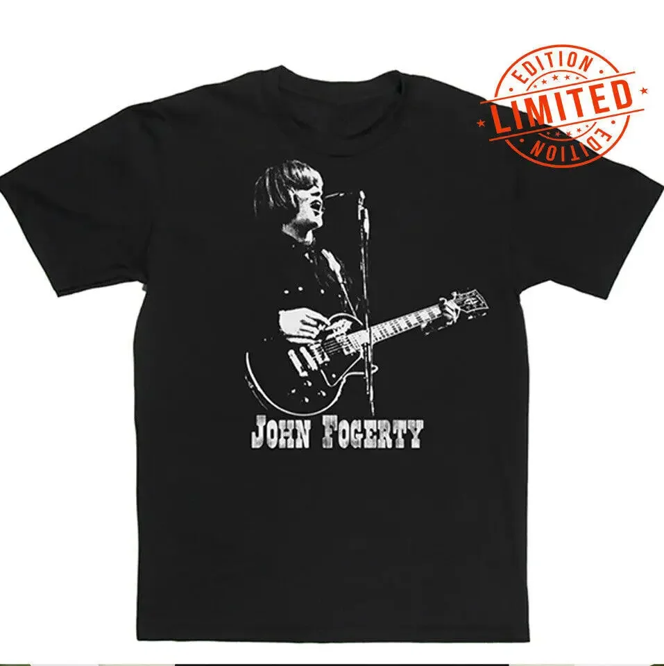 

John Fogerty T-shirt Black Unisex Tee All Sizes S to 234XL