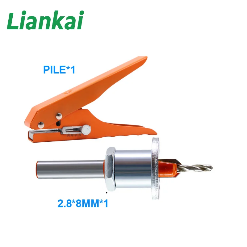 8mm batang dapat diatur Countersink pertukangan Router Core Limiter paduan mata bor kayu pengeboran pemotong penggilingan sekrup 2.8mm 3mm