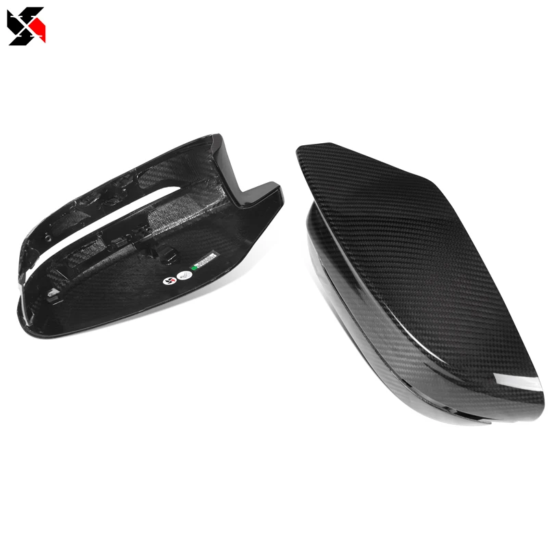 Dry Carbon Fiber Side Rearview Mirror Cover Caps Gloss For BMW M2 G87 M3 G80 M4 G82 G83 M240 2020-IN Sedan Coupe Convertible