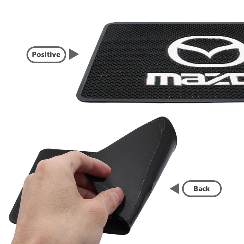 PVC Car Dashboard Non-Slip Mat Phone Sticky Anti-Slip Pad For Mazda 3 6 Atenza Axela Demio CX3 CX5 Cx30 CX8 CX9 RX8 Accessories