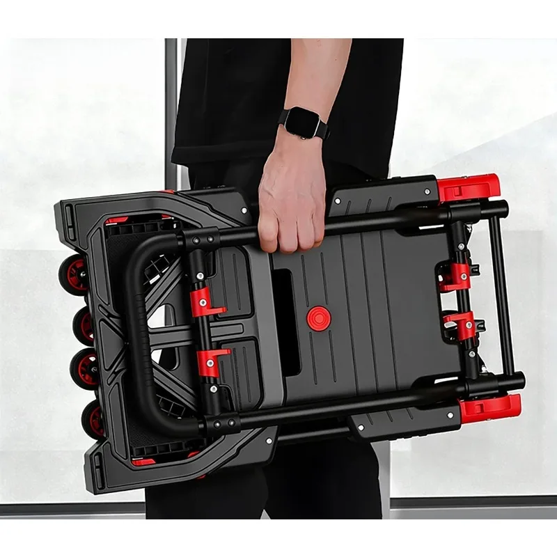 Folding trolley trolley multi-function portable flatbed truck, portable trolley, trailer trolley