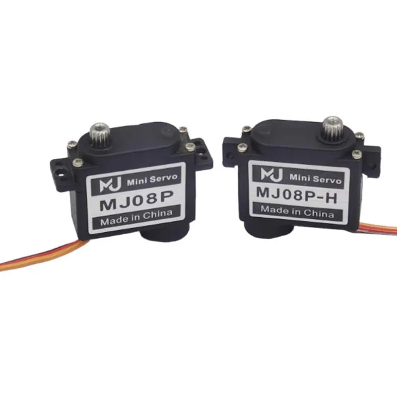 MJ08P & MJ08P H 8.4V 2.7 kg Plastic Mini Hollow-Cup Servo with Anti-Butterfly Design