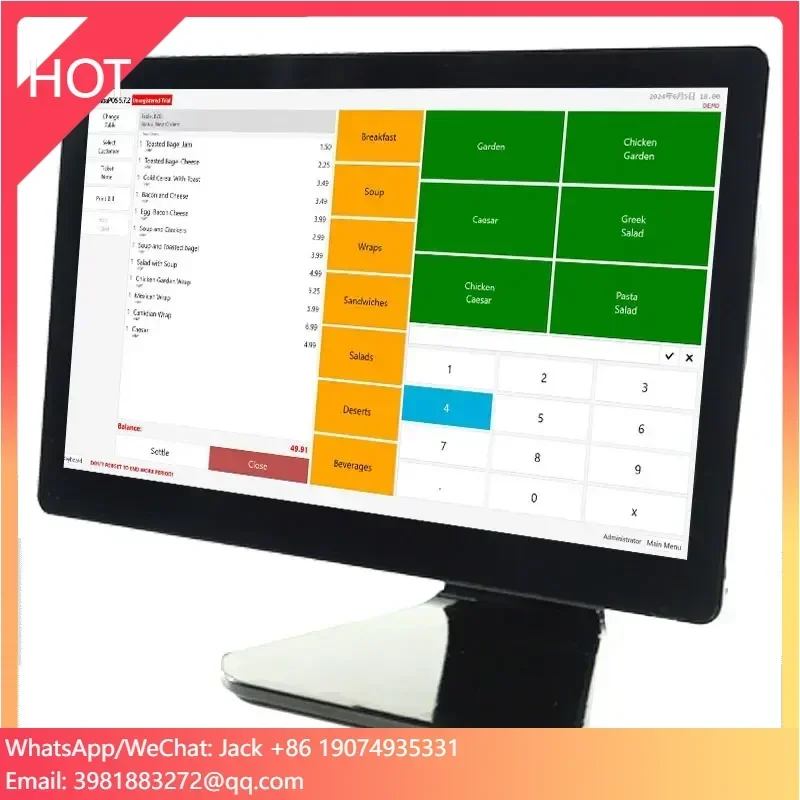 

Advanced GOODCOM Android 11.0 Desktop Pos System With15.6-inch A Large Touchscreen Display