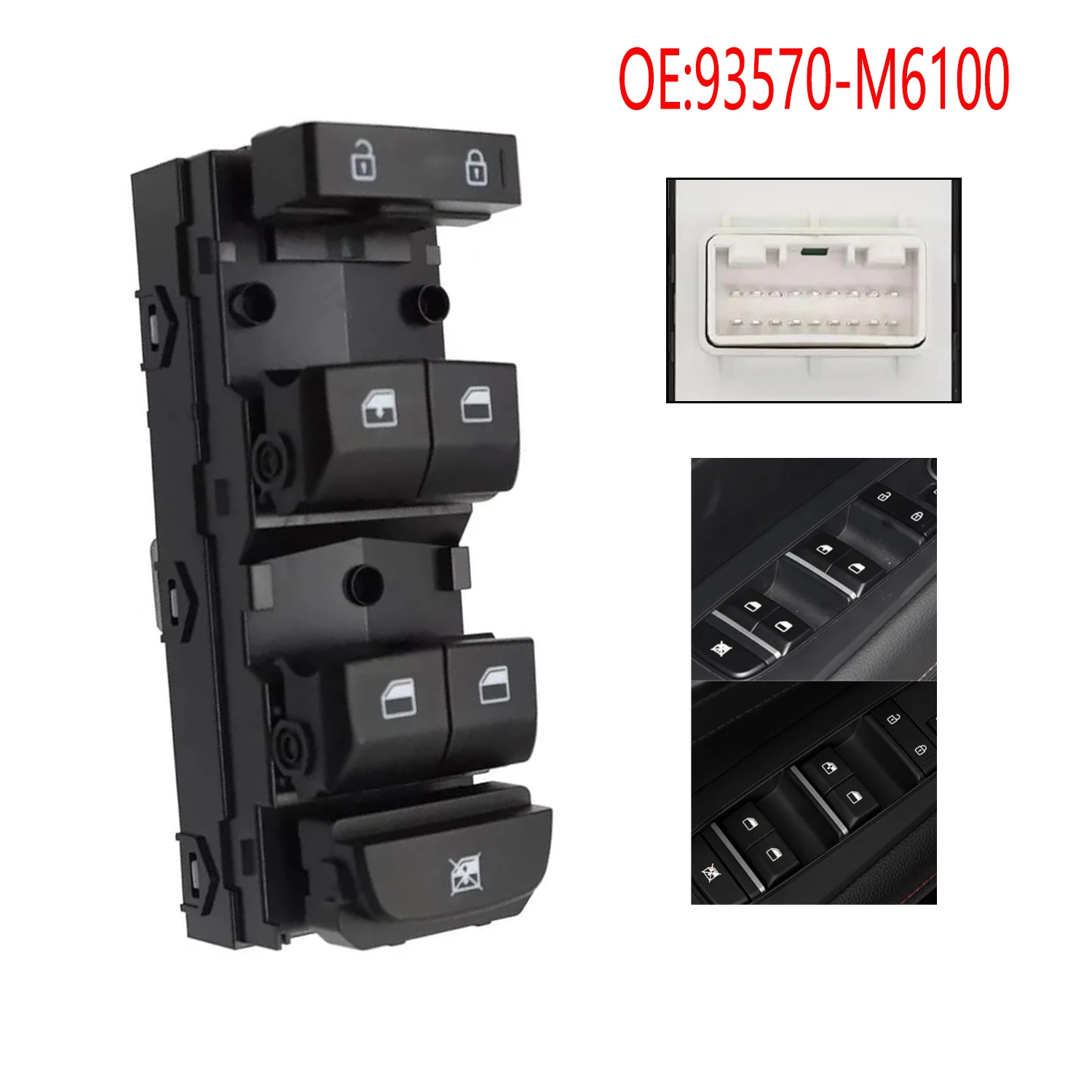 

For Kia Forte Cerato 2019 2020 Electric Power Master Window Control Switch Front Left Glass Lifter Button Parts Car Accessories