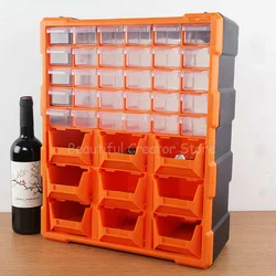 Caja de Herramientas tipo cajón para almacenamiento de tornillos mecánicos, caja de herramientas portátil montada en la pared, organizador de herramientas vacío