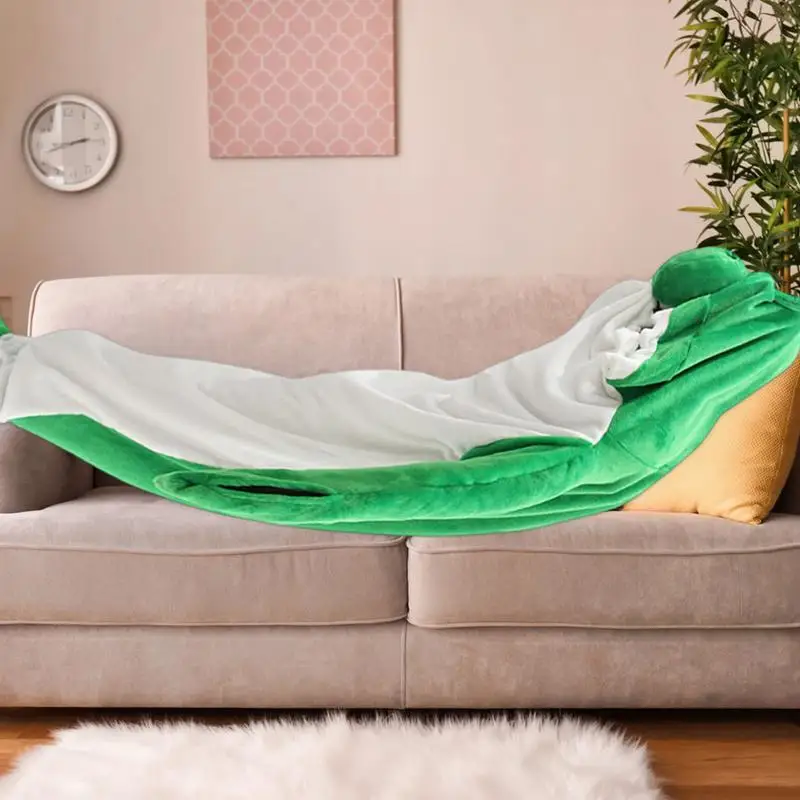 Dinosaur Blanket Hoodie Onesie Flannel Dinosaur Throw Blanket Cute Cosplay Costume Warm Homewear Soft Cozy Pajamas For Autumn