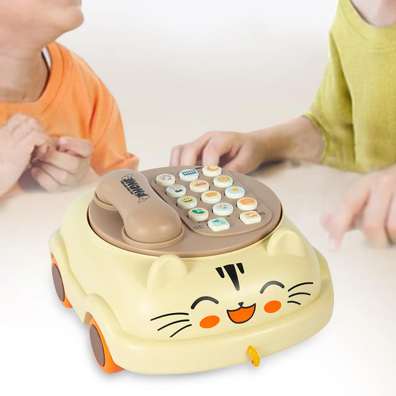 Telefon dla dzieci rozwój poznawczy zabawka światła fortepian wczesna zabawka edukacyjna telefony zabawka dla nauczanie edukacyjne dziewczynki w wieku przedszkolnym
