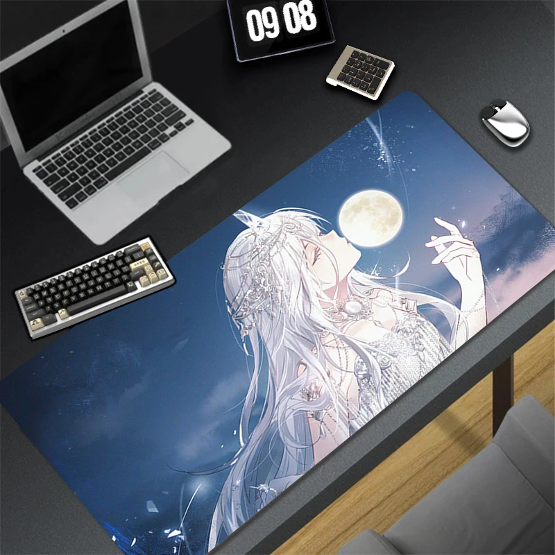 Pattern Game Mousepad Pad Rubber Mouse Mat Desk Gaming Non Slip Table Mat PC Gamer Cabinet Infinity Nikki Mousepad Keyboard Pad