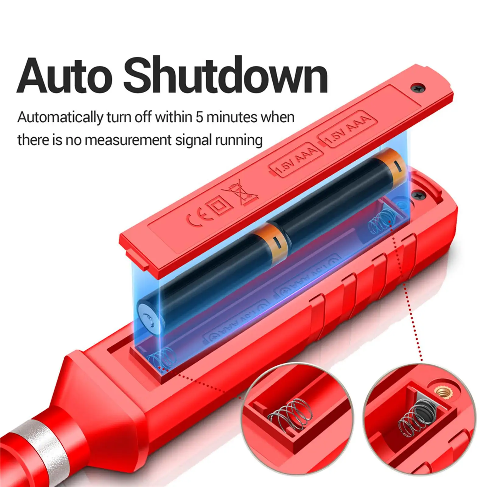 Gás Detection Pen para RV Home, Auto Off Leak Tester, Compacto, Fácil de Usar