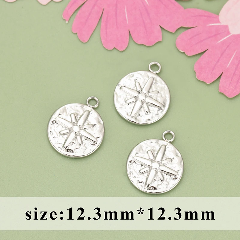 assoonas MC36, Schmuckzubehör, 316L-Edelstahl, nickelfrei, handgefertigt, Anhänger, Schmuckherstellung, DIY-Anhänger, 4 Stück/Set. – Detail 2