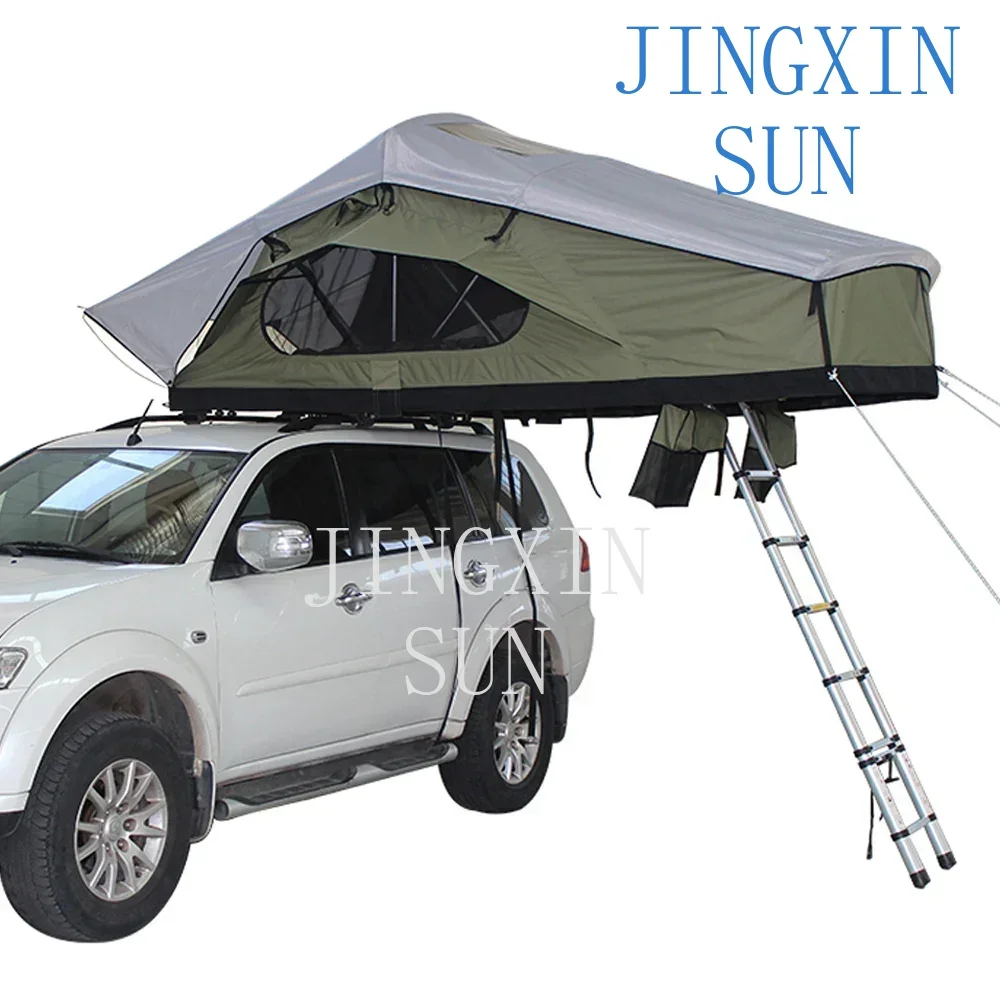 Sunday Campers Roof Top Tent Outdoor Quality Soft Shell Waterproof Camping Double Slot Rooftop Tent