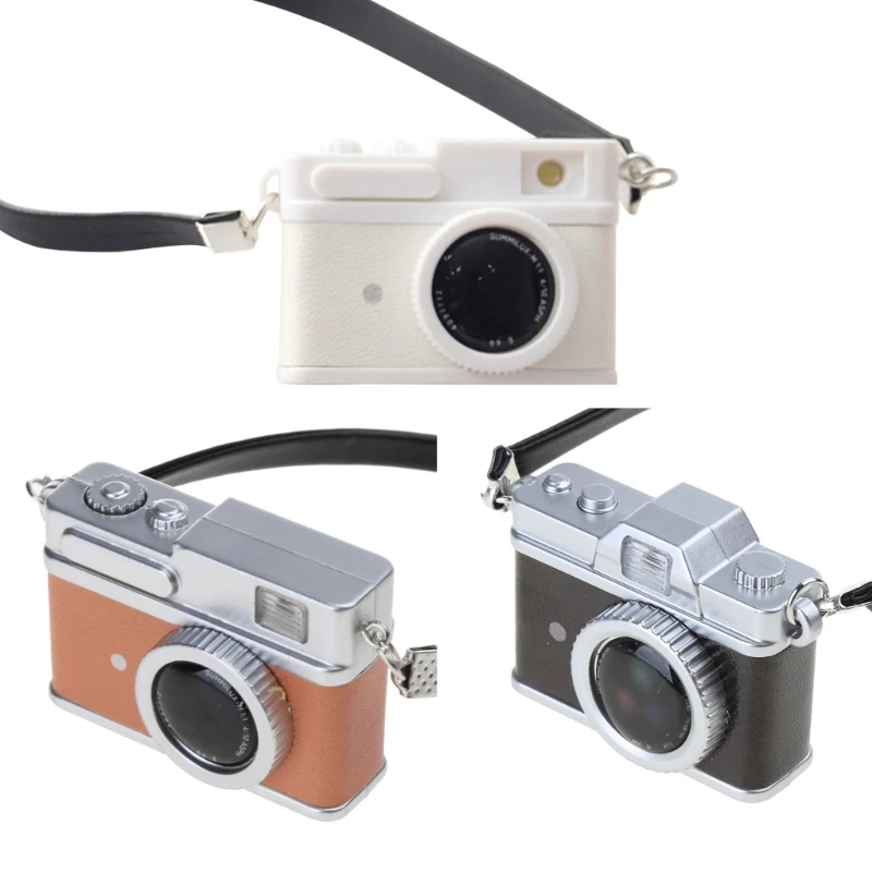 1:12 Dollhouse Mini Vintage Camera Model Party Background Decoration Supplies