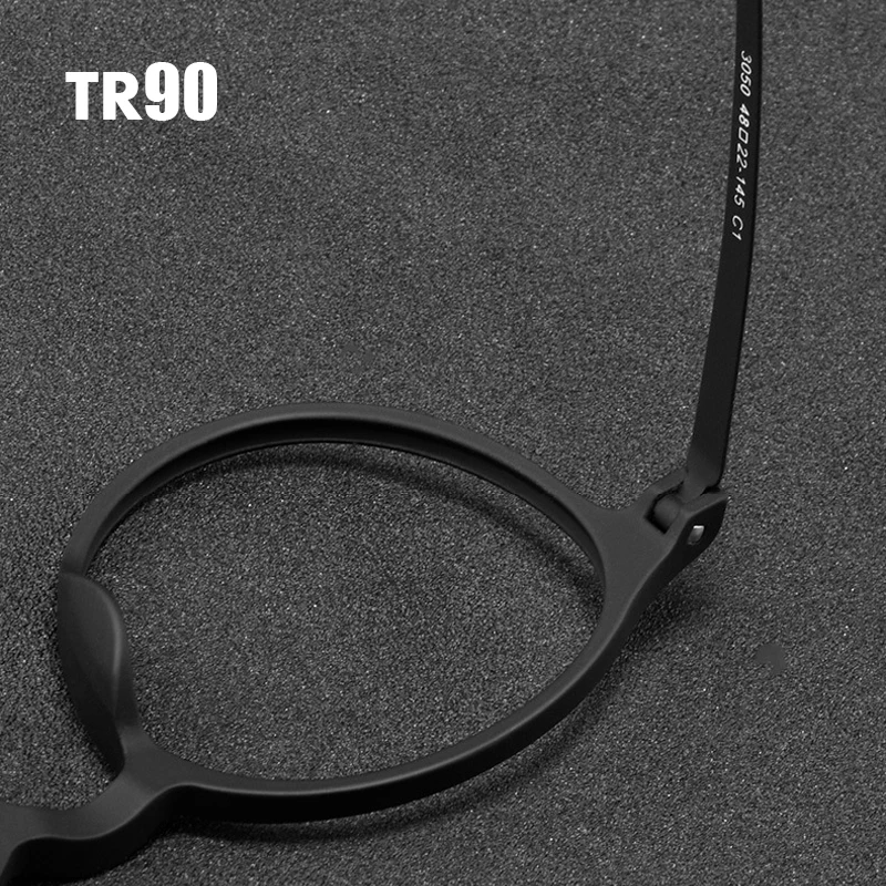 Progressive photochrome Lesebrille aus Titan, Unisex, Multifokus, Anti-Blaulicht-Business-Brille, runder TR90-Rahmen – Detail 12