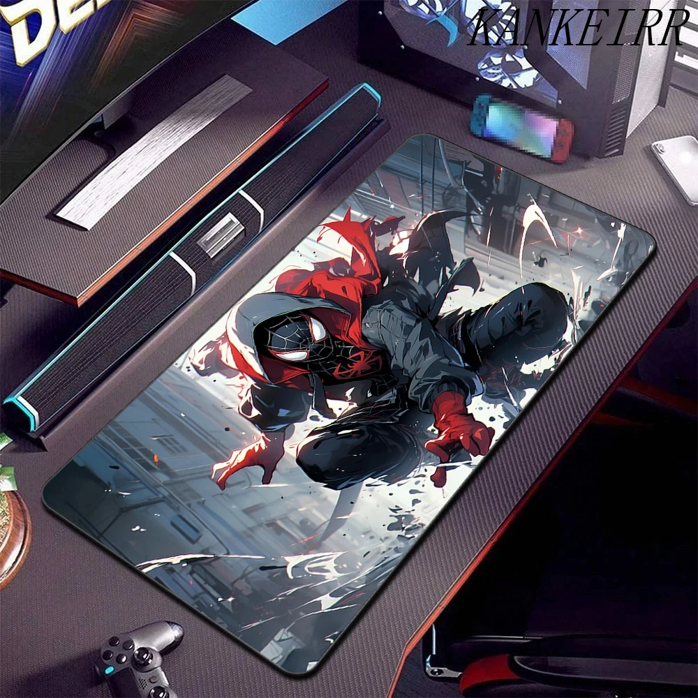 Marvel homem-aranha mouse pad portátil hd anime xxl teclado gamer gabinete mousepad pc acessórios de jogos tapete de mesa de borracha