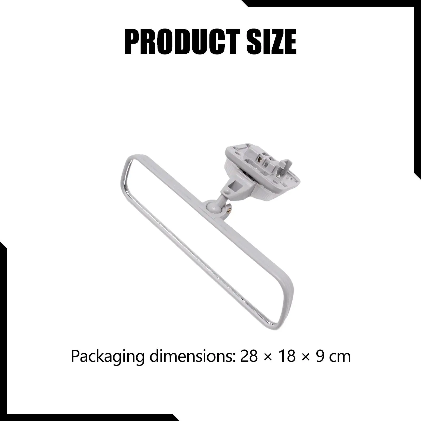 Inside Rear View Mirror Spare Part, Center Mirror Repair Parts for Toyota Rn8 Automobile Truck Accs
