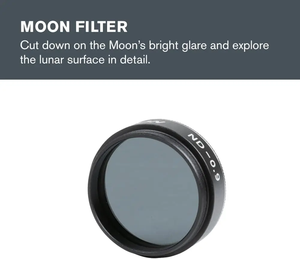 Celestron 1.25β 14 Piece Telescope Accessory Set Plossl Telescope Eyepiece Barlow Lens Colored Filters Moon Filter #94303