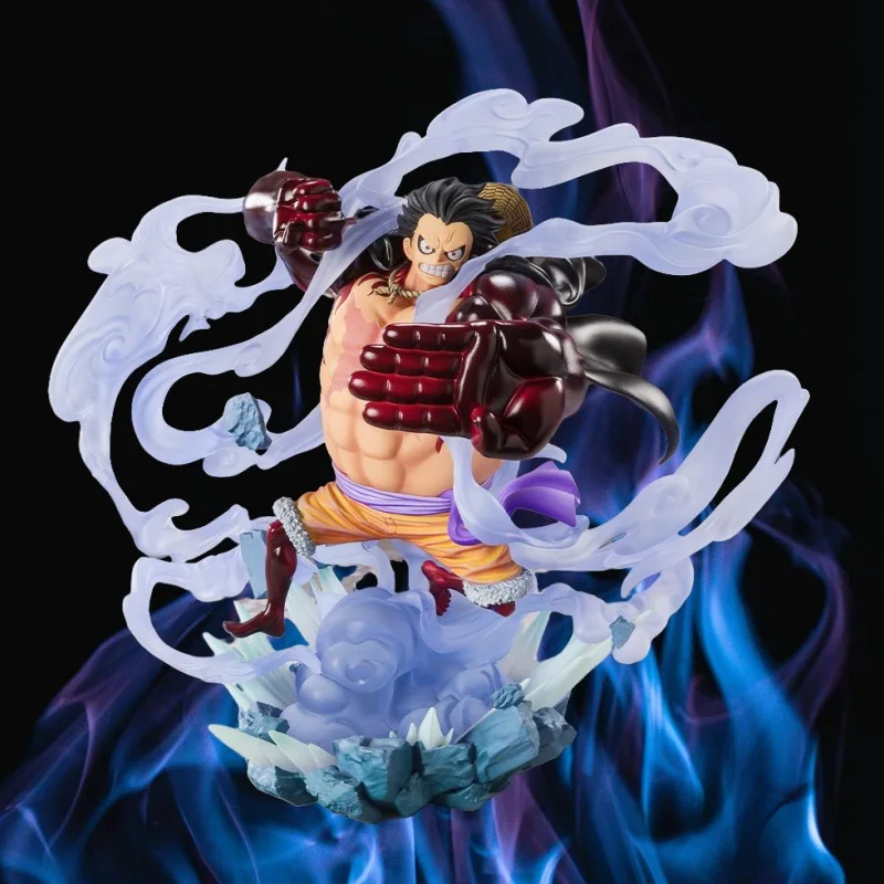 One Piece Fourth Gear Monster Battle Super Fierce Battle Luffy  Action Figurine Desk Anime Model Toys Figures Gift 21cm