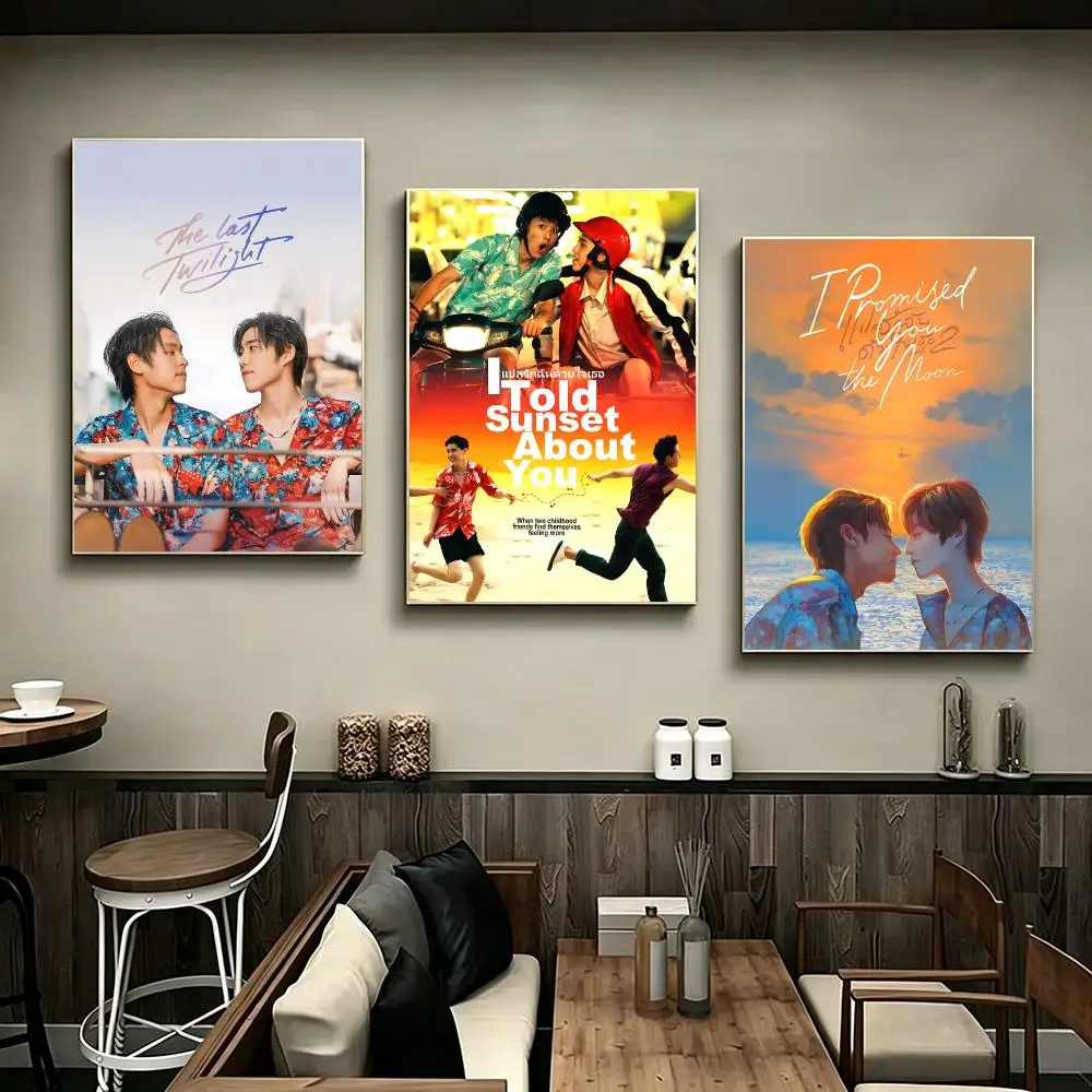 drama I Told Sunset About You Poster Poster HD Printing Modern Minimalist Style Wall Art Home Decor For Office Bedroom Gift