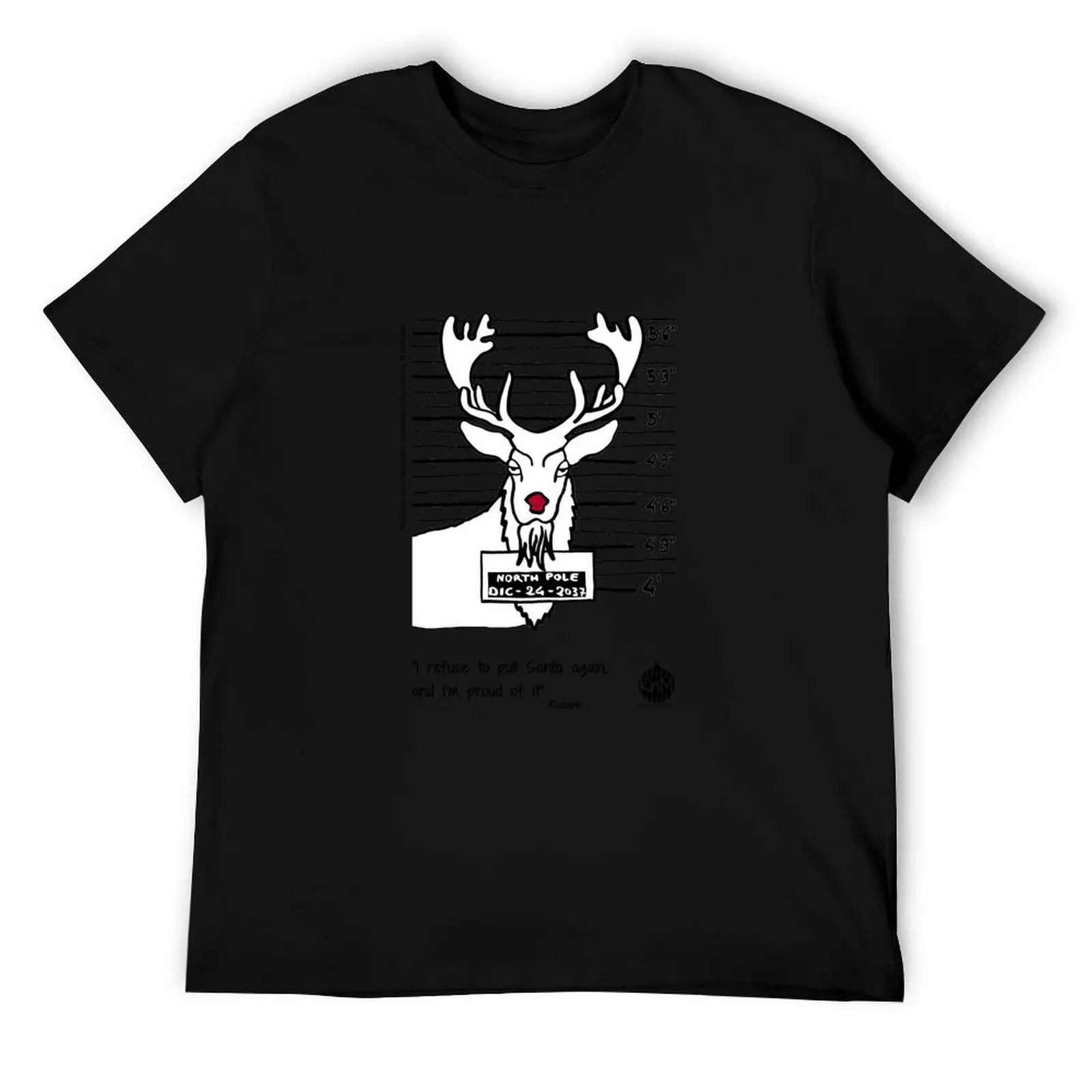 

Rudy. Yes, that Rudolph, the red-nosed reindeer. T-Shirt mens graphic t shirts man t shirt graphic t shirt man designer T-Shirt