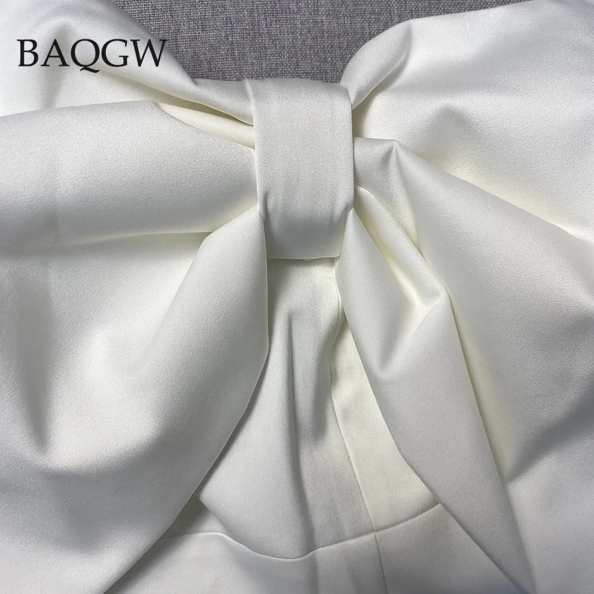 Irregular Design Big Bow Patchwork Dress Female Summer Elegant Birthday Party One Shoulder Party Evening Luxury Mini Dresses