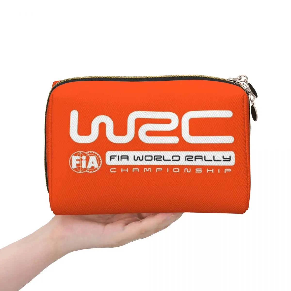 World Rally Championship WRC Women Cosmetic Bags Travel Makeup Organizer Pouch Toiletry Storage Dopp Kit Box