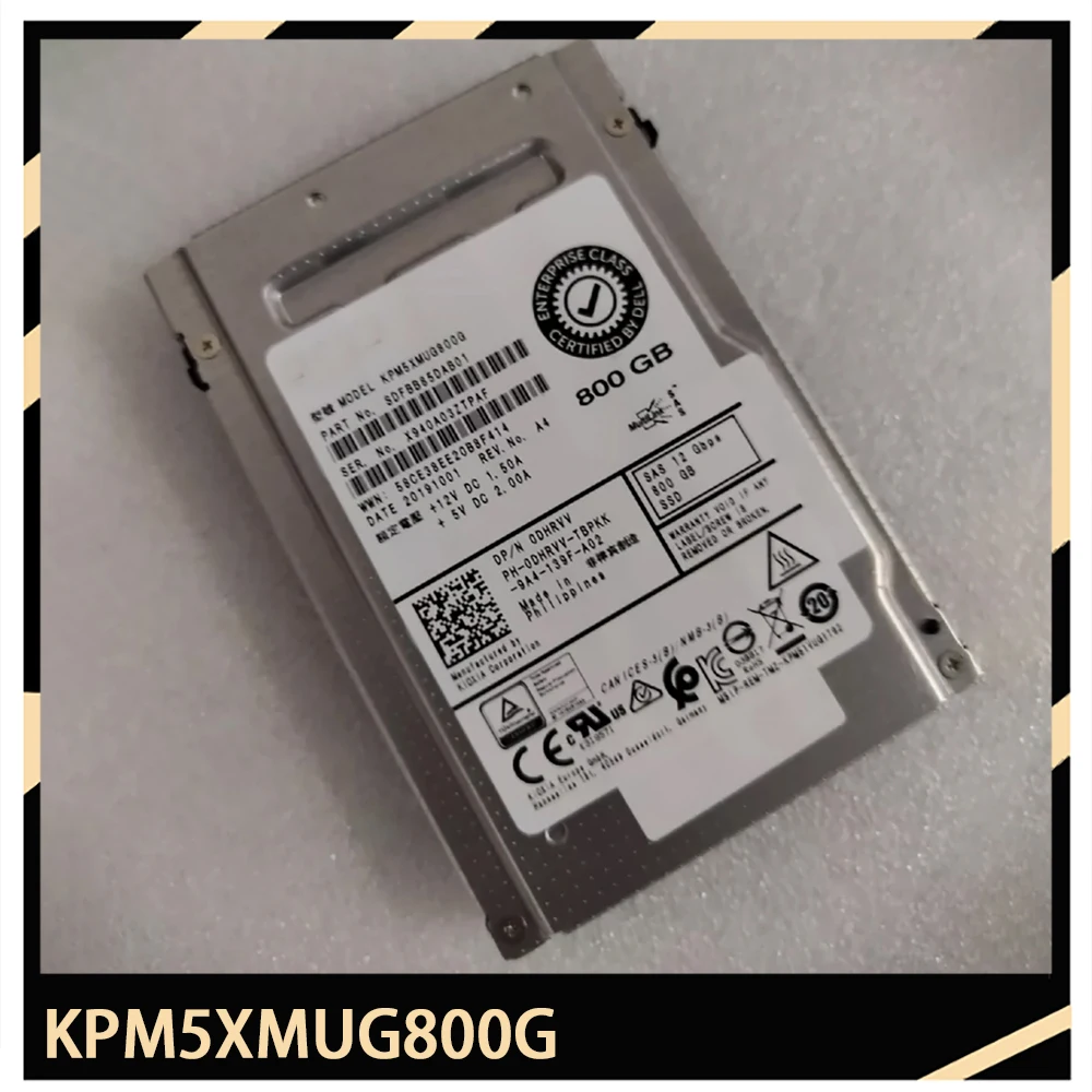 For DELL 800GB SAS 12Gbps SSD Hard Drive PN: 0DHRVV KPM5XMUG800G