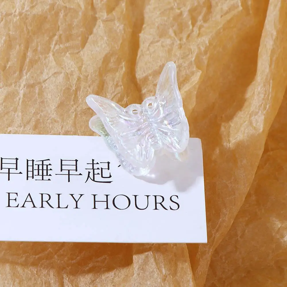 

Design Temperament Butterfly Children Resin Transparent Hair Claw Women Hair Accessories Korean Style Hair Clip Small Side Clip