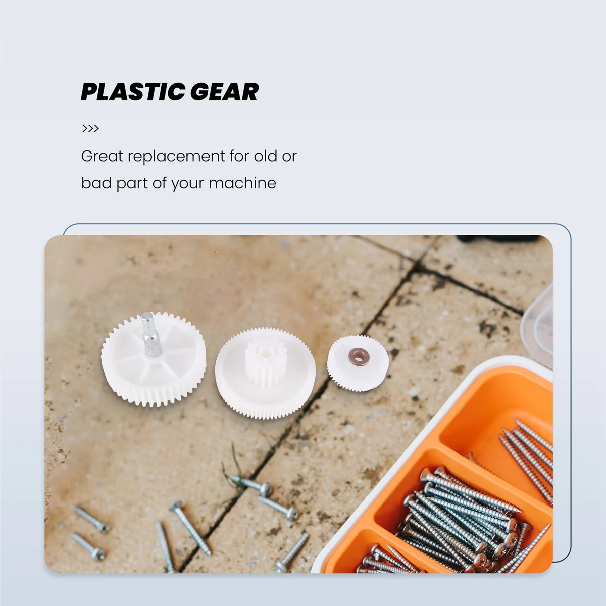 3 قطعة مفرمة اللحم المنزلية التروس البلاستيكية استبدال S/M/L والعتاد ل أجزاء إصلاح مفرمة اللحم المنزلية GSY