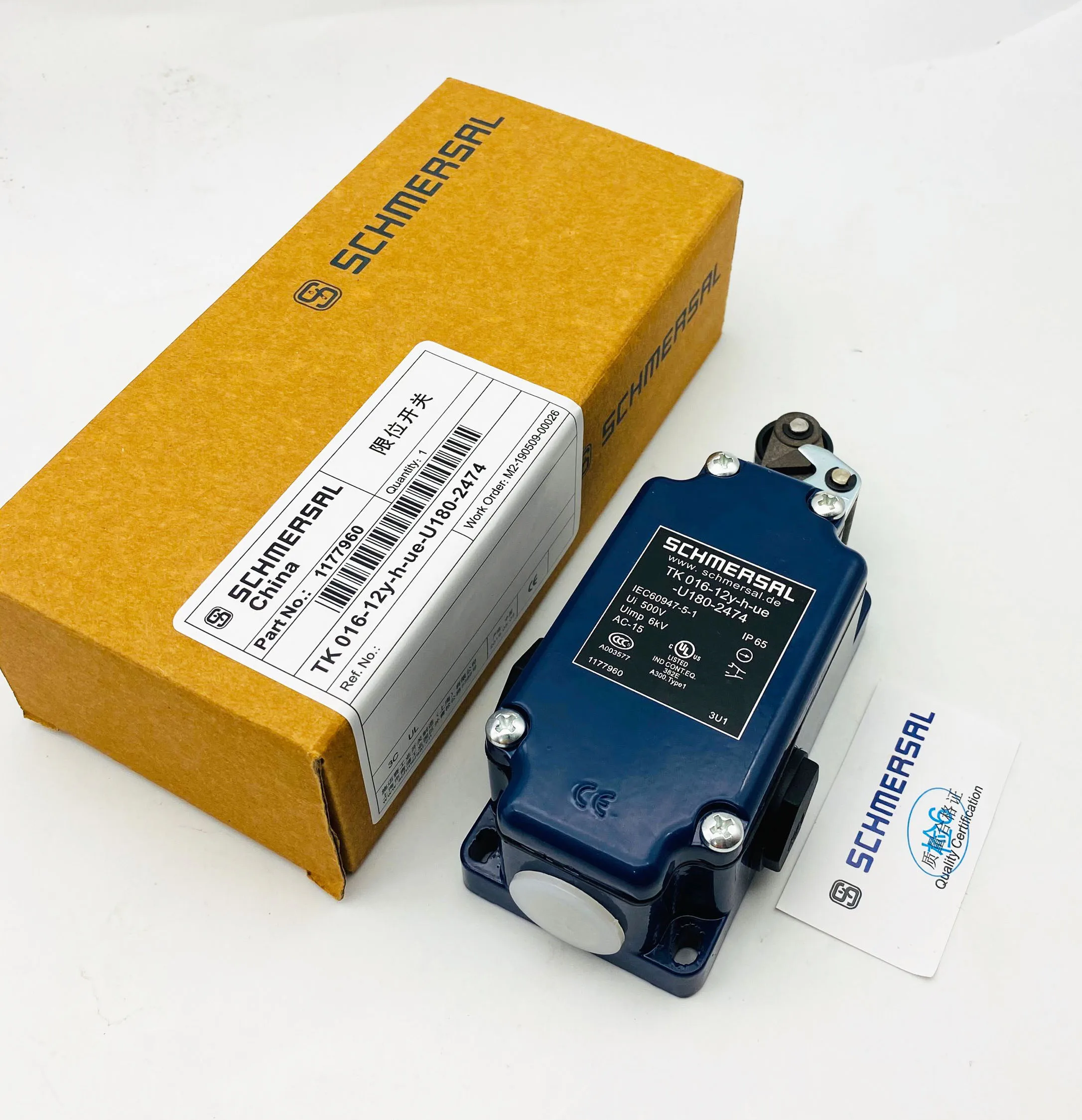 

Travel switch TK016-12Y-H-UE-2474 TK016-12Y-H-UE-U180-2474 TKO16-03Y-H-2322