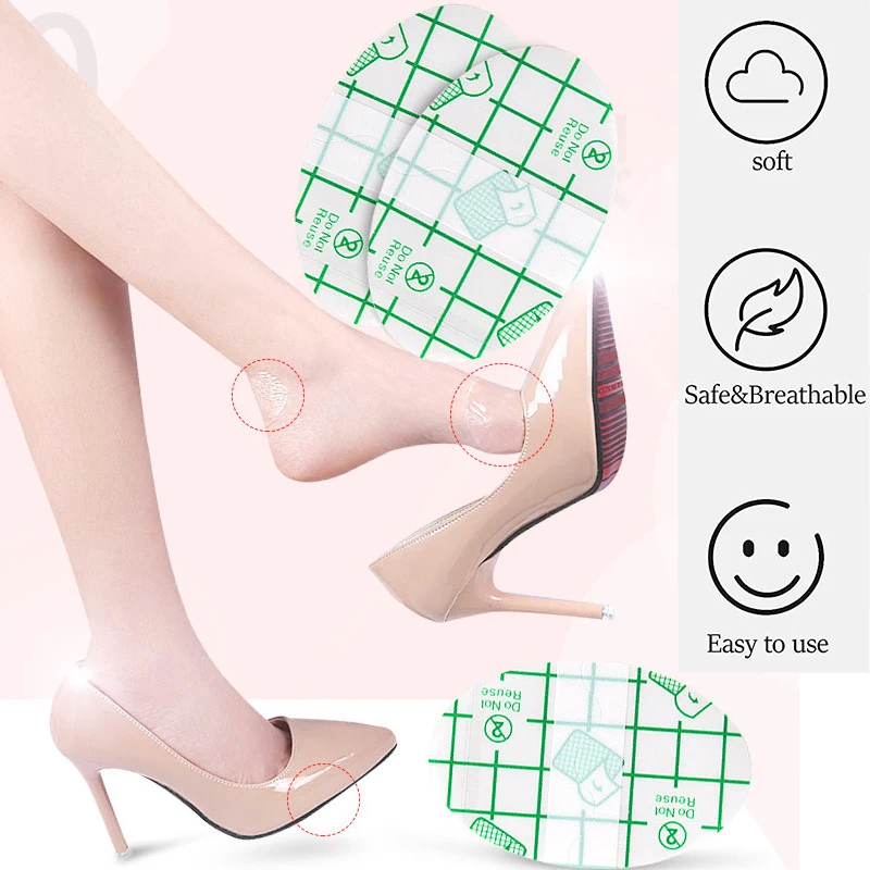 Pexmen 20/40Pcs Transparent Waterproof Ultra-Thin Self-Adhesive Heel Anti-Wear Sticker Foot Care Blister Protection Pads