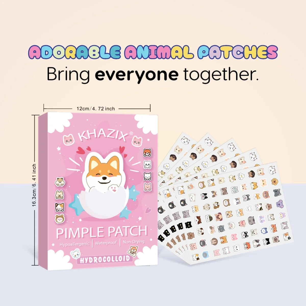 700 pcs Cartoon acne patch, cute cat-shaped facial concealer acne patch, safe, non-toxic, gentle and non-irritating