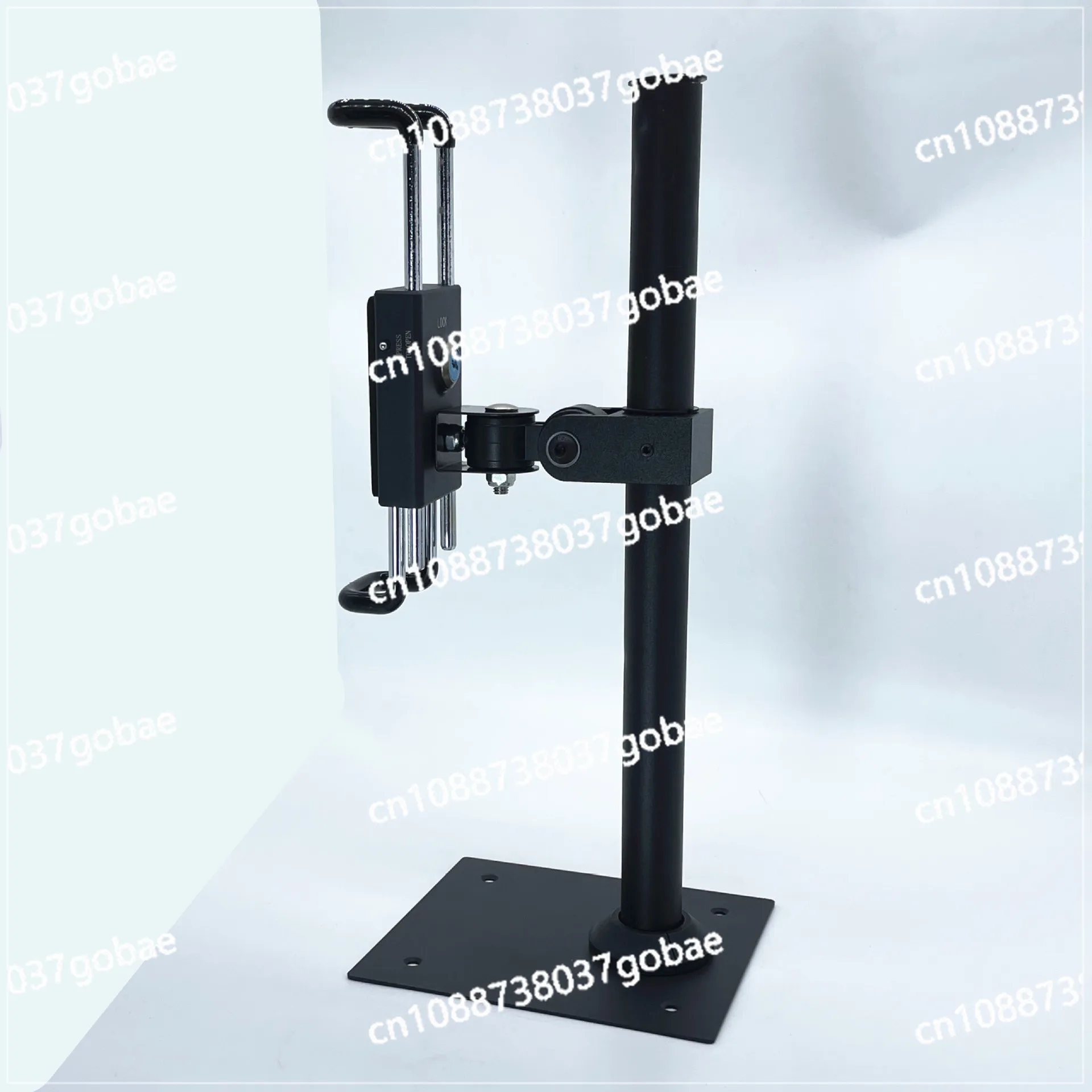 High and low adjustable desktop tablet holder with lock diagonal clip anti-theft function universal shelf
