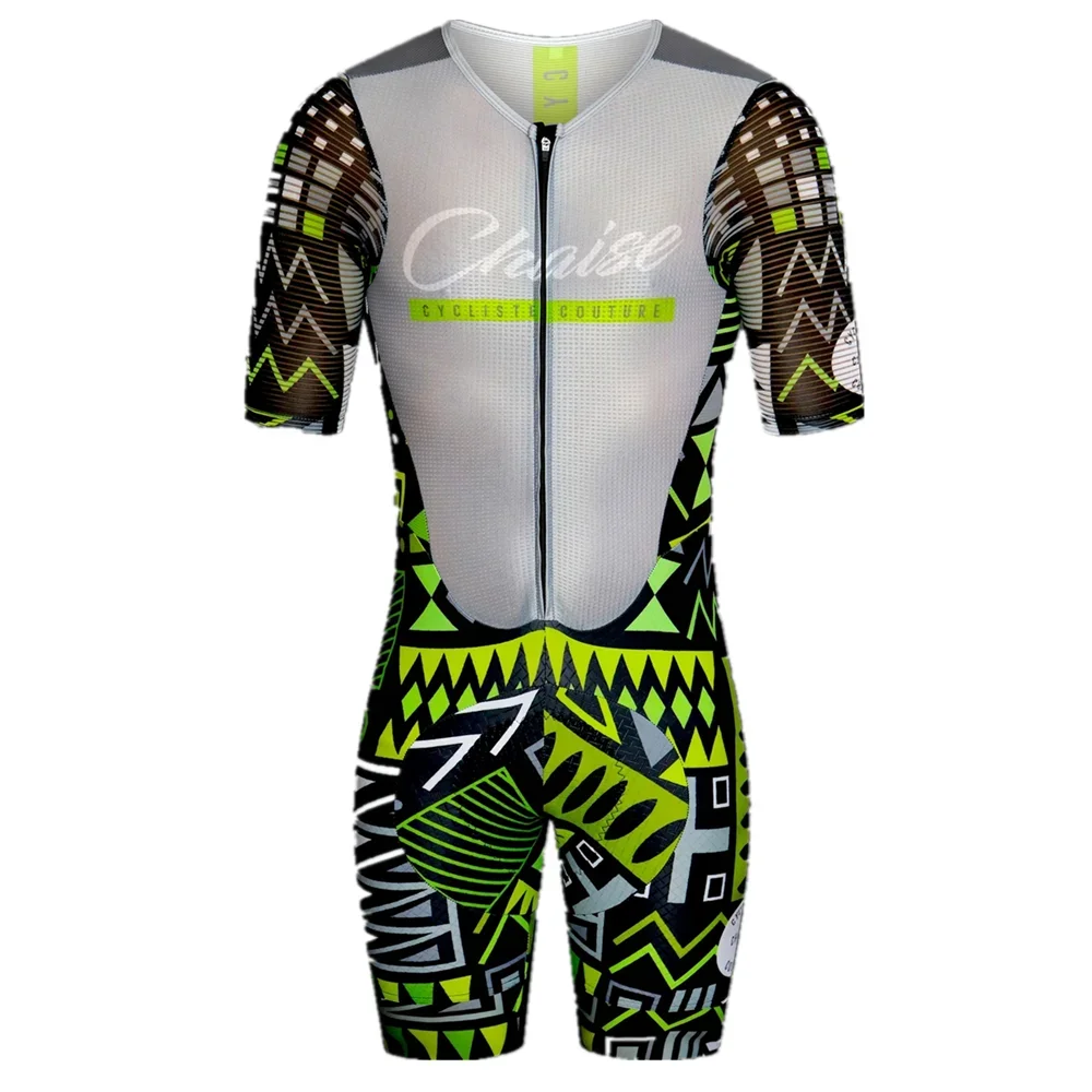 Chaise Men skinsuit uci sports clothing Triathlon suits Cycle Clothes road bicycle jumpsuit summer ropa de ciclismo mtb team kit