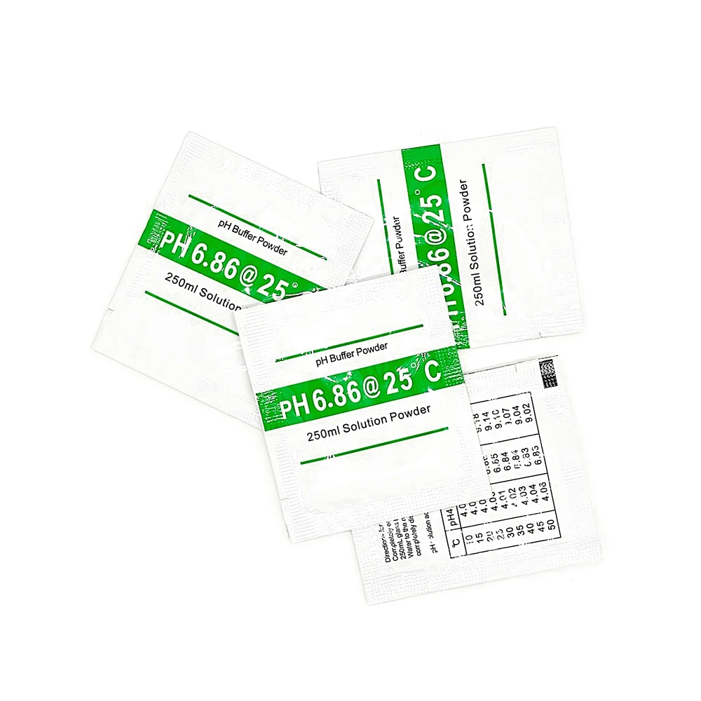 10pcs/Pack PH 4.01 6.86 9.18 Solution Calibration Buffer Powder Accuracy 0.01PH For PH Tester Meter Digital Measurement Water