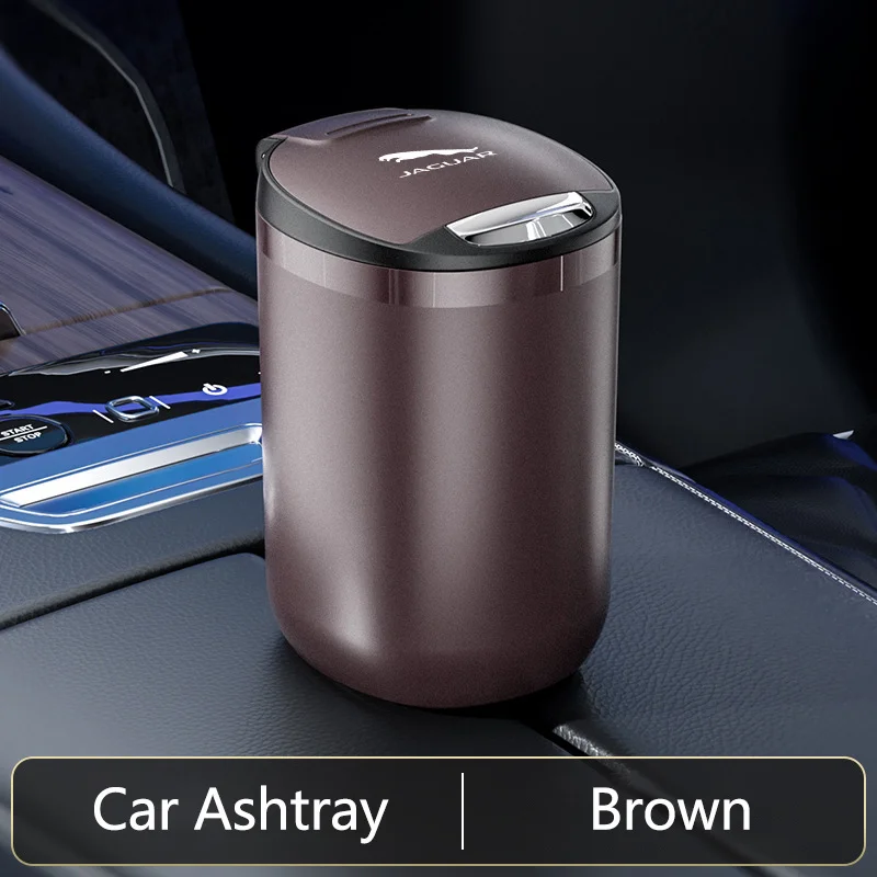 Car Keyring Can Organizer Storage Bag Garbage Bin Ashtray Accessory For Jaguar XF XJ-S XJ-6 X-Type XE S-Type F-PACE F-TypeXK8XK view 4