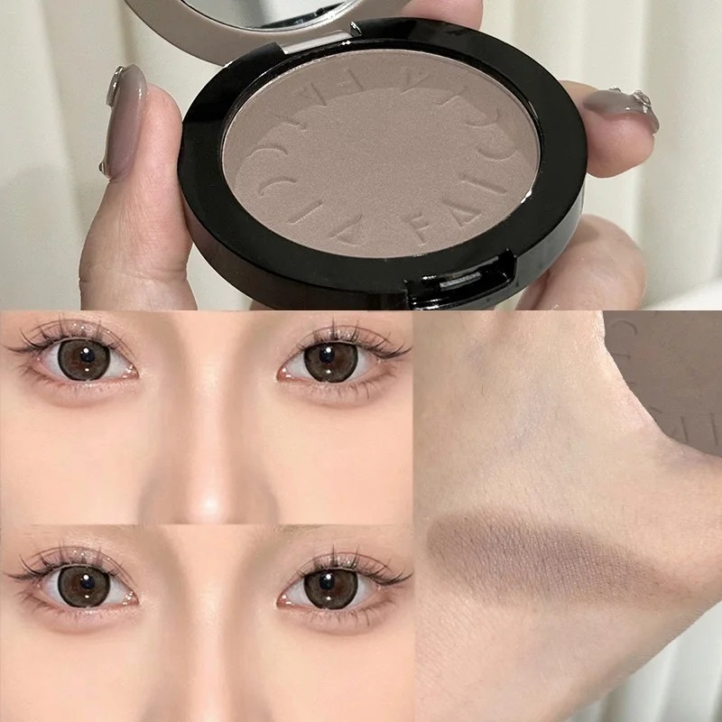 Matte Cement Grey Brown Nose Shadow Contouring Repair Palette Langlebiges natürliches High Nose Bridge Face Contouring Makeup